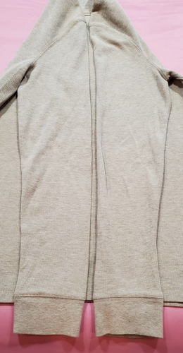 Men's SONOMA Beige Waffle Knit T-Shirt Size Large Tall Long Sleeve - Picture 5 of 9