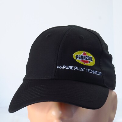 Pennzoil Pure Plus Strapback Hat 5.11 Black Racing Motorsports Adjustable OSFM