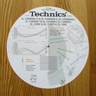 Technics SL-1200MK6/SL-1200MK7/SL-1500C & SL-100C Tonearm Alignment Protractor