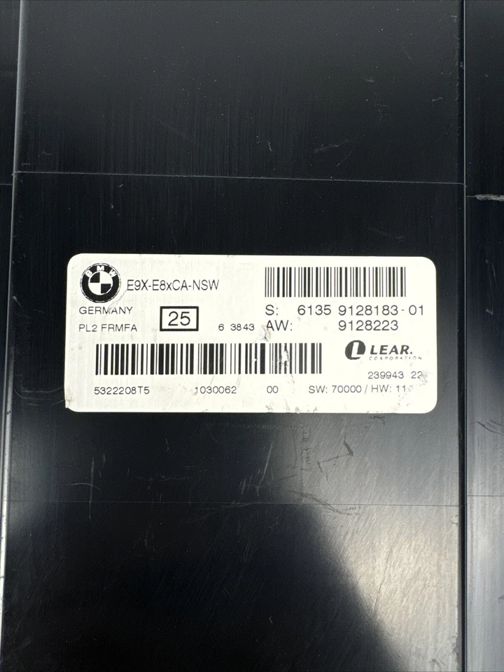 ✅ Módulo de control de iluminación de faros de reposapiés BMW 335i 328i 2007-2013 9128183 OEM Foto 3 de 4