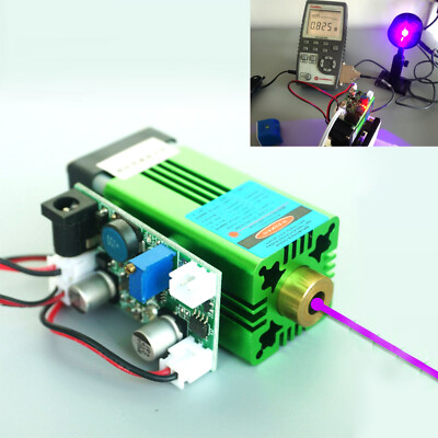 Industrial 405nm 0.8W 800mW Blue Violet Laser Diode Dot Module 12V 3D Print