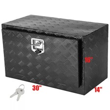 30x14x16 Aluminum Truck Underbody Tool Box Pickup Trailer Underbody Storage