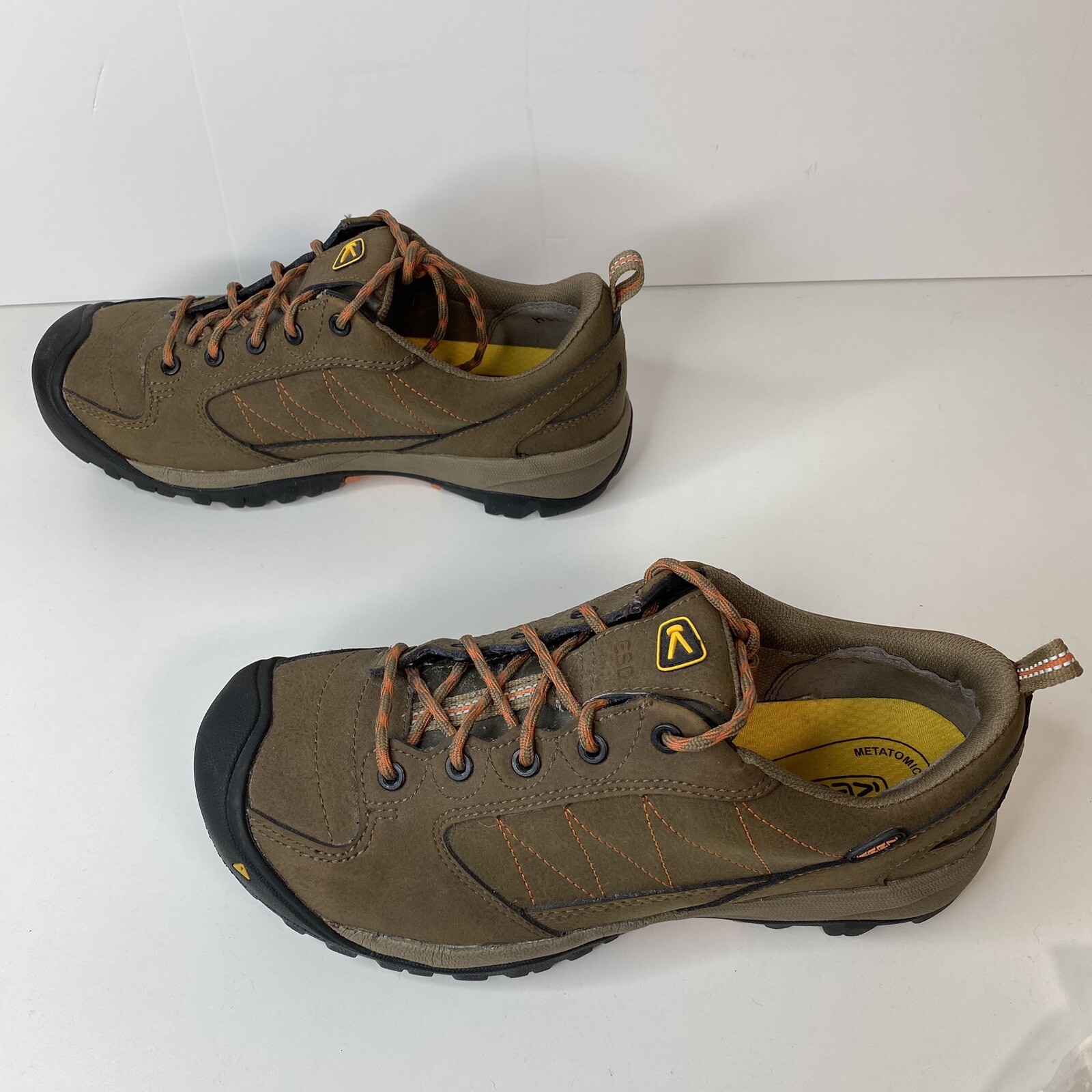 KEEN Stivali Punta Acciaio Donna 10 Marrone Mesa ESD Cascade Scarpe da Lavoro Escursionismo