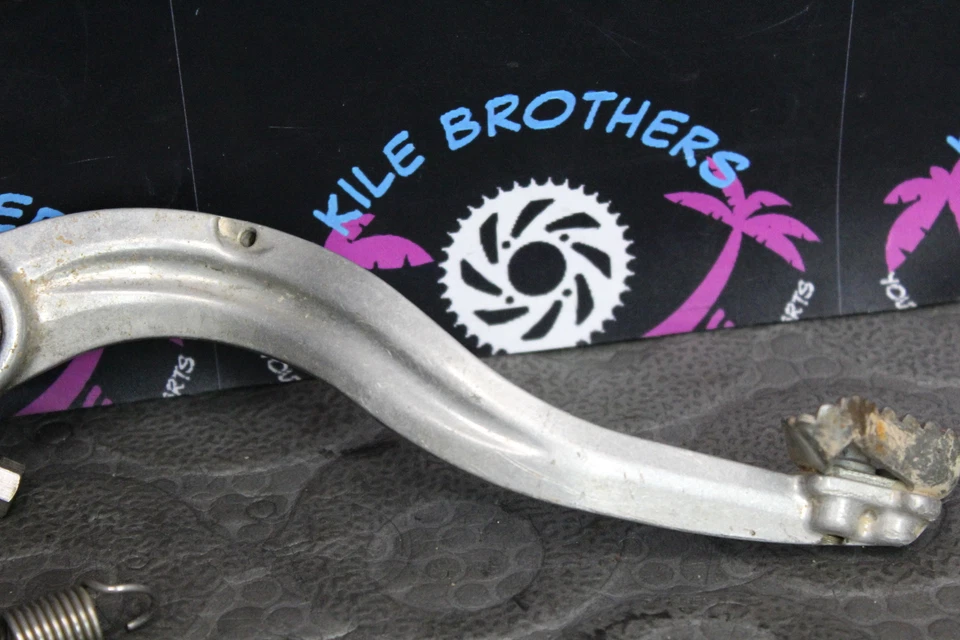 2011 ktm 11-15 350 SXF OEM RIGHT REAR BACK BRAKE FOOT PEDAL LEVER SPRING - Image 3 of 4