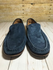 cole haan blue suede loafers