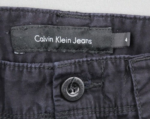 Women's Calvin Klein Roll Up Capri Mid Rise Dark Size 4 (30x23) - Picture 4 of 9