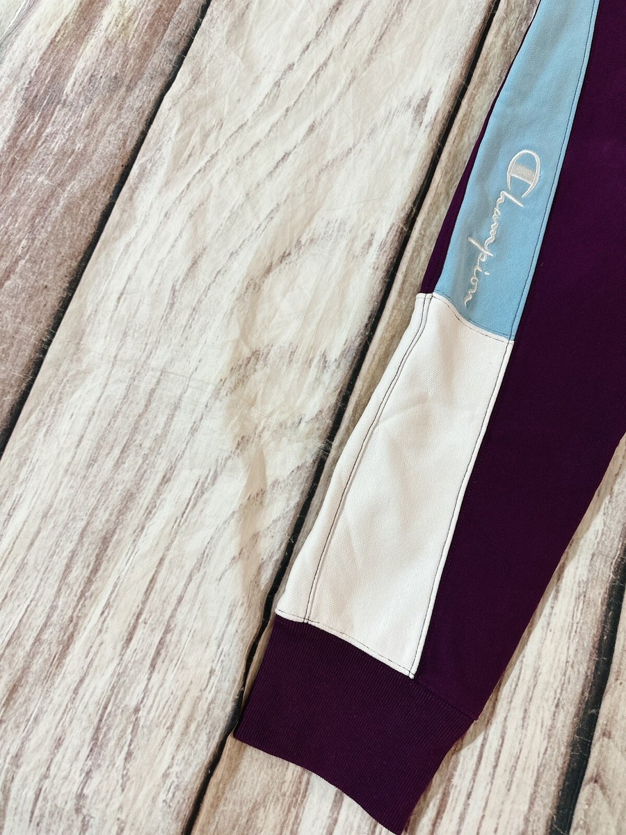 Champion Man SZ XLarge Reverse Weave Jogger Pant Logo Purple