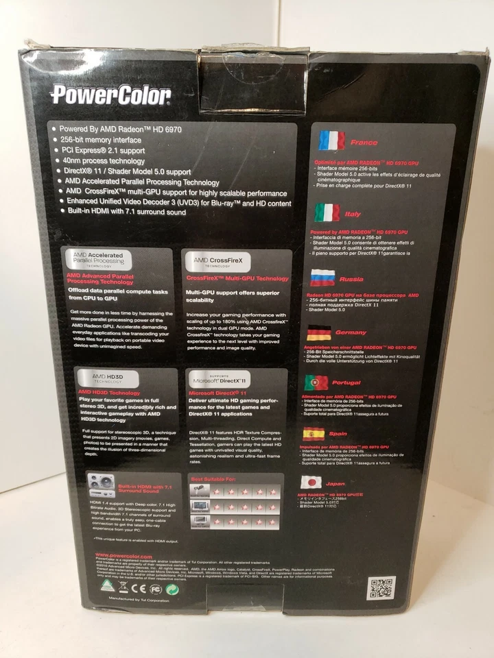 PowerColor ATI Radeon HD6970 2 GB DDR5 2DVI/HDMI/2x Mini DisplayPort PCI-Express - Image 3 of 4