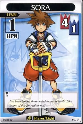 キングダムハーツtcg　ソラ 超貴重！ キングダムハーツ TCG ソラ スーパーレア SR カード