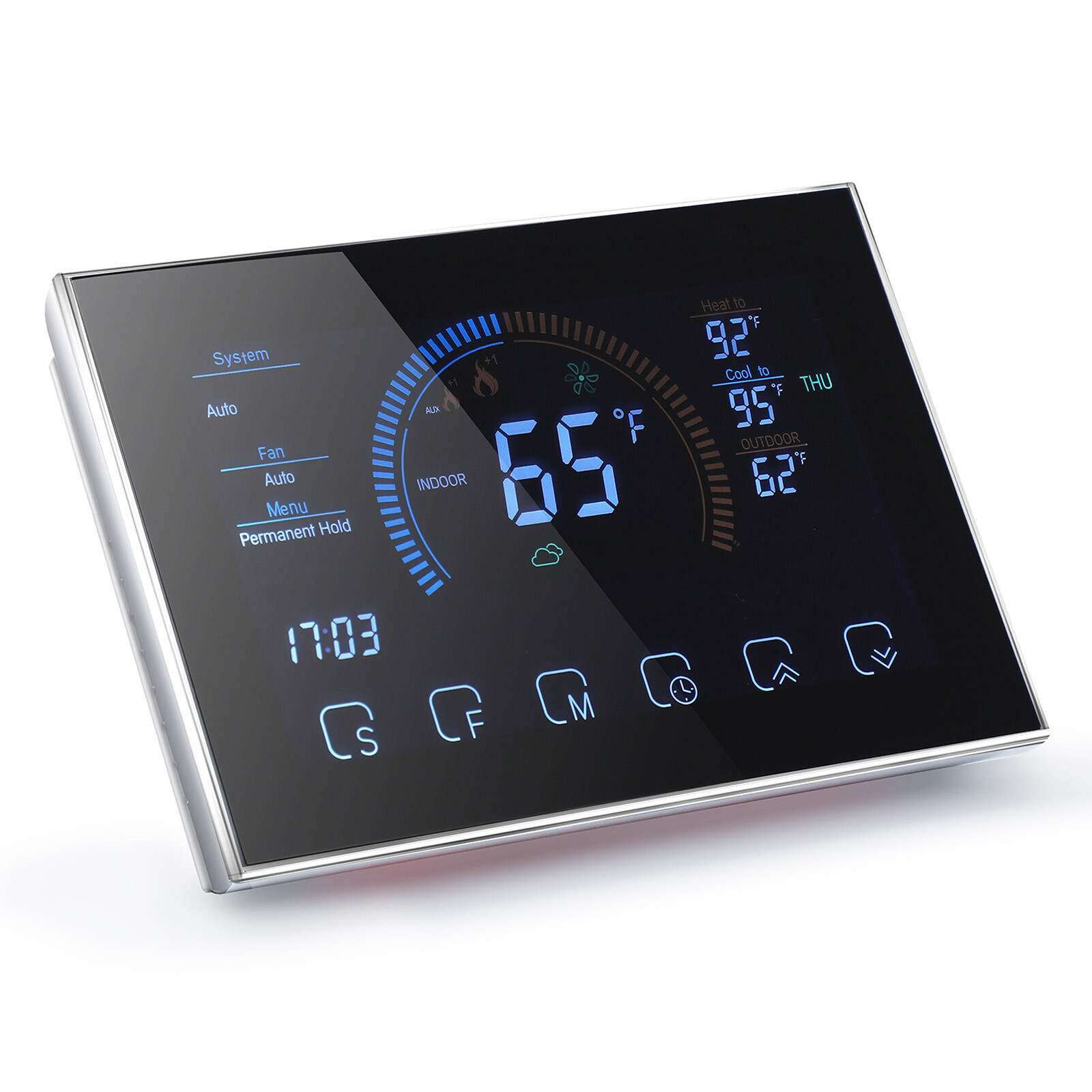 Smart Thermostat Smart Heat Pump Room Thermostat Temperature Controller LCD A0N0-image