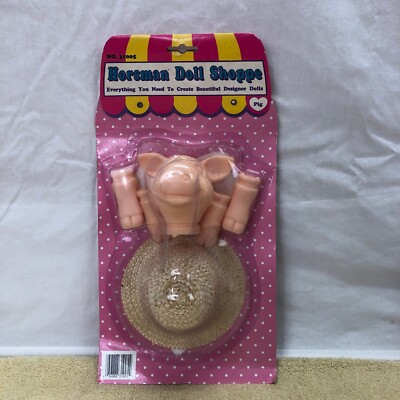 HORSMAN DOLL SHOPPE 15'' PEGGY THE PIG KIT NO. 31005 NEW COMPLETE