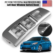 Door Panel Window Switch Control Bezel Cover Cap Fits Toyota Matrix Pontiac Vibe