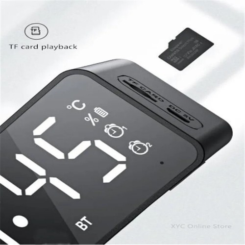 New Wireless Bluetooth Speaker Small Mini Alarm Clock Portable Cannon Mini Voice - Picture 11 of 21