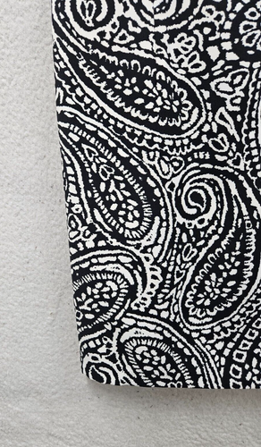 Ronni Nicole Women Dress 10 Black Paisley Sleeveless Straight pencil Knee Length - Picture 4 of 18