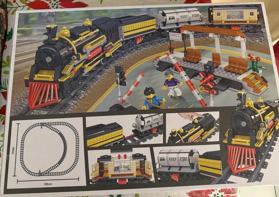 MINISO Train Set Lego-like blocks kit - Image 2 of 2