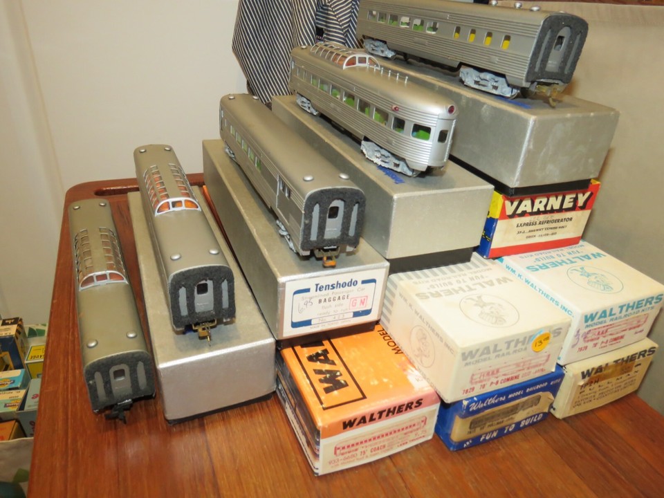 5 HO Tenshodo Brass Streamlined Passenger Cars eBay