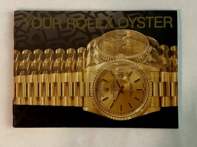 ROLEX  OYSTER Booklet/Manual 579.52 English 1991 - Same Day Shipping