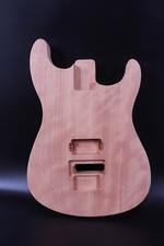 Guitar Body replacement Locking System Mahogany Wood Unfinished for DIY