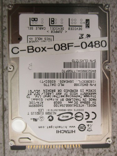 Hitachi Hte541660j9at00 Hard Drive for BEG Bürkle C-Box-08F-0480 - Picture 2 of 6