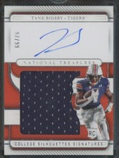 2023 Panini National Treasures Collegiate College Silhouettes Signatures Tank