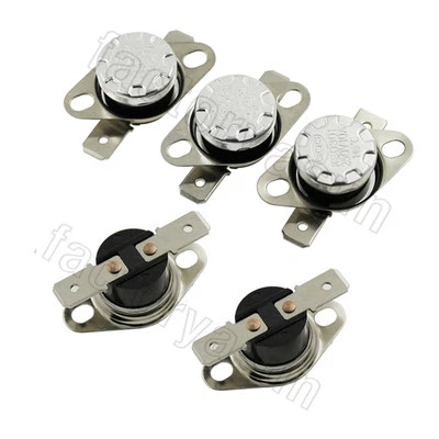 5PCS KSD301 Temperature Switch Thermostat 50 °C - 150 °C Degrees Celsius NO NC