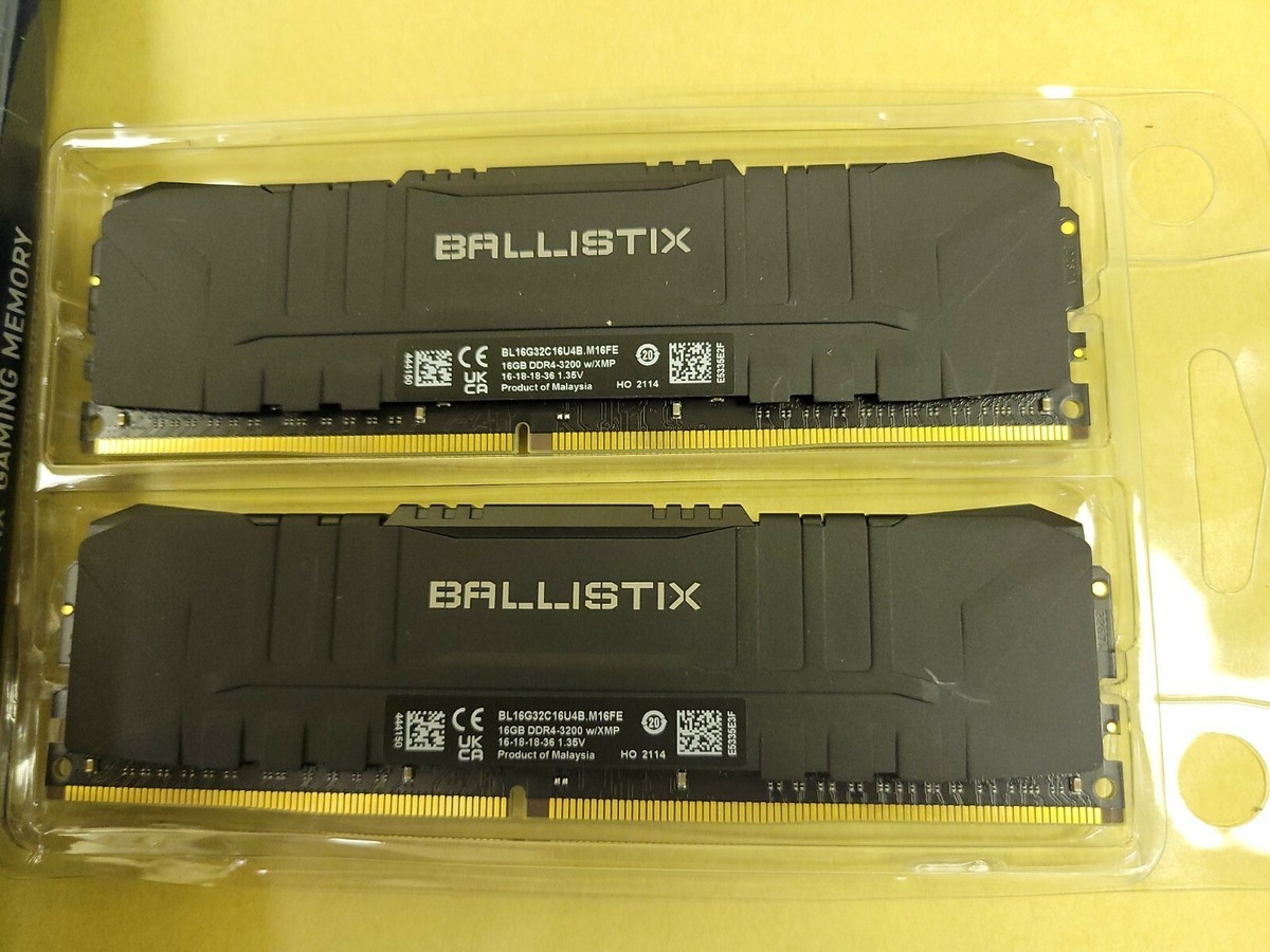 Crucial Ballistix 32GB (2 x16GB) DDR4-3200MHz | eBay