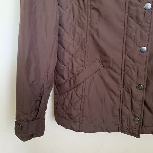 Cutter Buck Jacket Brown Zip Snap Pockets Lined WeatherTek Lightweight Sz M NEW - Picture 6 of 12