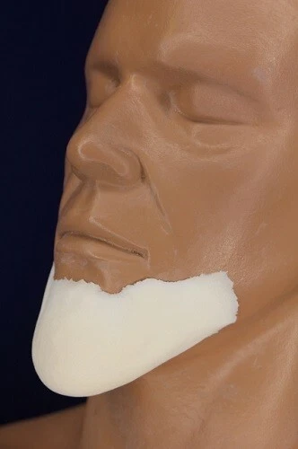 Prothèse allongée menton art terrificateur clown mousse latex appareil non peint neuf - Photo 1/1