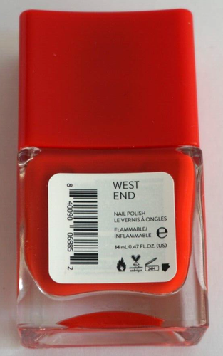 Nails Inc Nail Polish Gel Effect - West End (8852) red colour 14ml - Picture 3 of 3