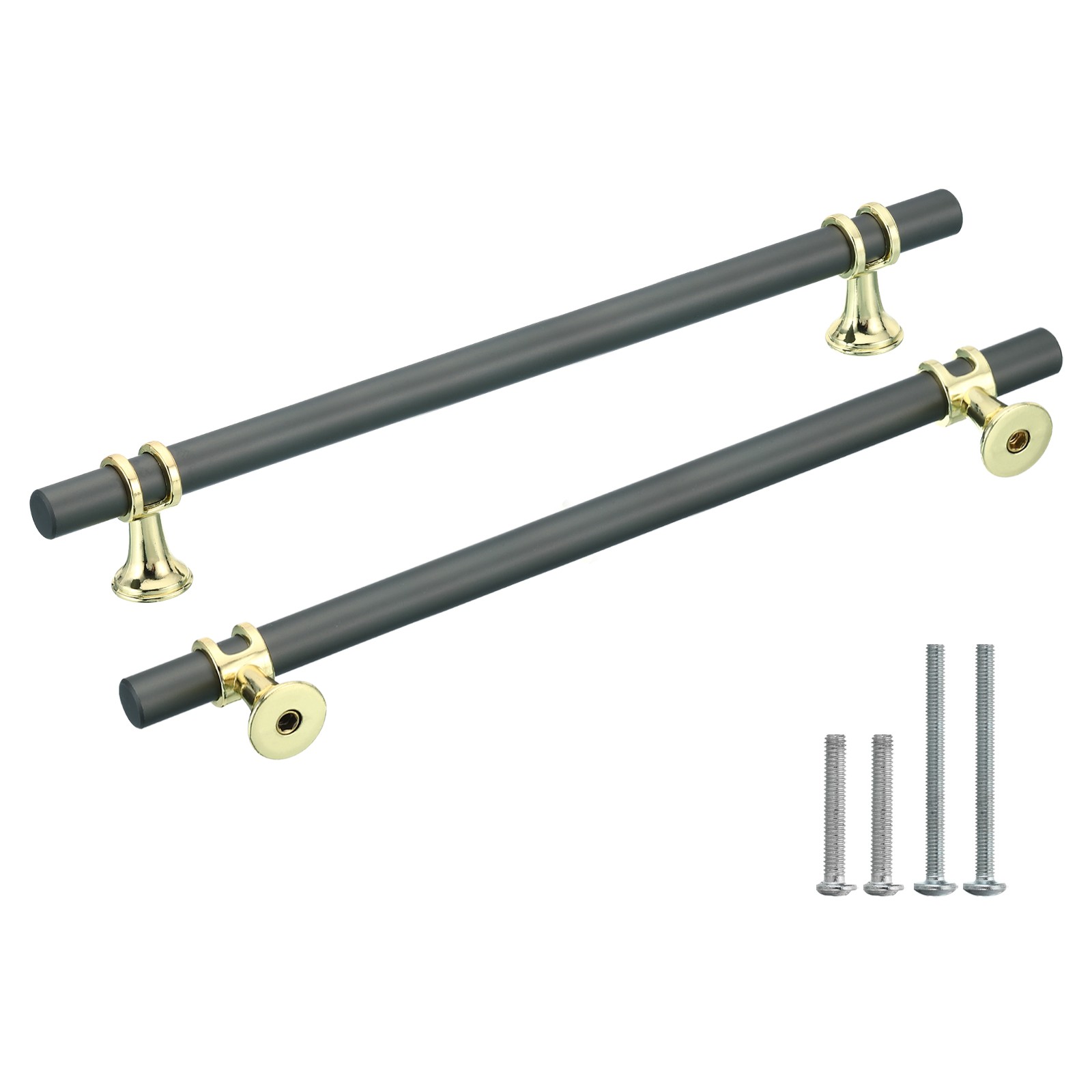 Kitchen Cabinet Handles, 10 Pack Aluminum Drawer Pulls 9.64inch Length, Grey