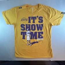 LOS ANGELES LAKERS (2009) UNK Kobe Bryant “It’s Show Time” Yellow T-Shirt XL