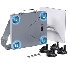 Heavy Duty Magnetic  Suction Cup Mount for Starlink Mini - Shockproof Case, Sec