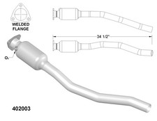 Catalytic Converter For 1984-1985 Volvo 245 2.3l L4 Gas Sohc