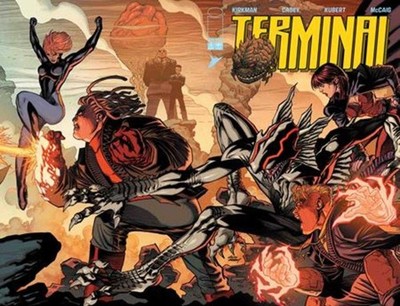 Terminal #1 Cover B Andy Kubert & Dave Mccaig Connecting Wraparound Variant (Mat