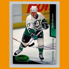 Steven King #1 1993-94 Parkhurst Emerald Ice Anaheim Mighty Ducks Hockey Card