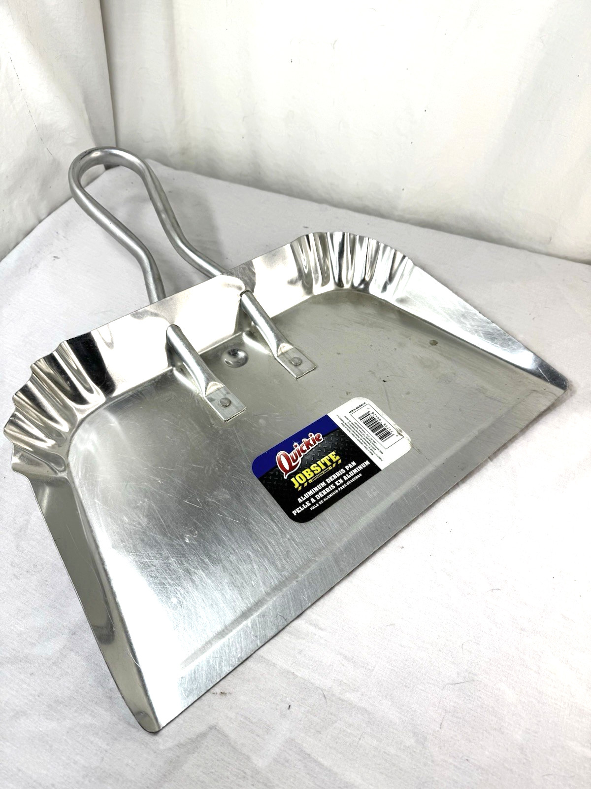 Quickie Jobsite Professional 17" Aluminum Debris Dust Pan Co