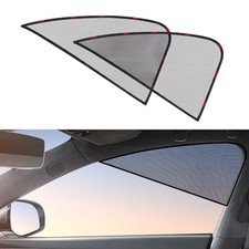 Car Window Shades, Driver Window Sun Shade, Upgraded Magnetic Side Black Mesh