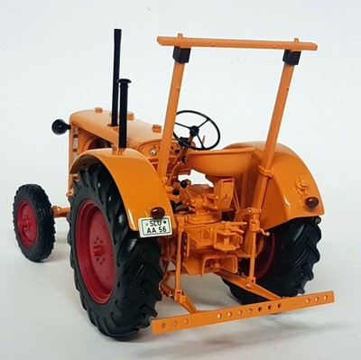 Minichamps 1/18 Hanomag R28 Tractor 1953 Orange Diecast