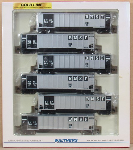 Juego de 6 tolvas Walthers 932-5336 BNSF Bethgon escala HO NUEVO DE STOCK | Zustand: New