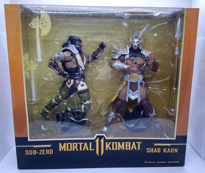 MCFARLANE MORTAL KOMBAT SUB-ZERO SHAO KAHN FIGURE 2-PACK EXCLUSIVE MK11