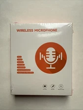 Wireless Mini Microphone for YouTube Vlogs TikTok Podcasts SEALED