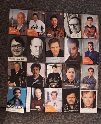 Schauspieler Konvolut,ARD,ZDF,RTL,20 Karten