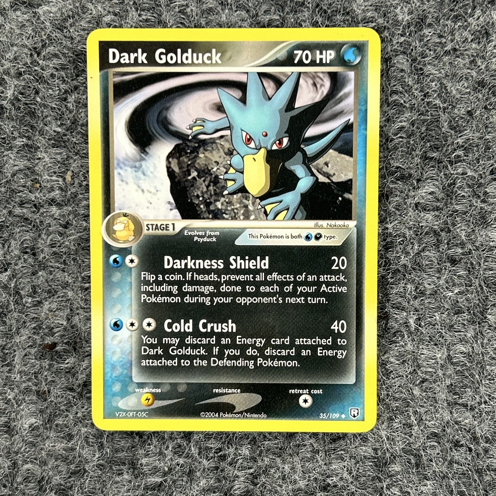 Pokemon EX Team Rocket Returns Dark Golduck 35/109 Uncommon  Regular  NM