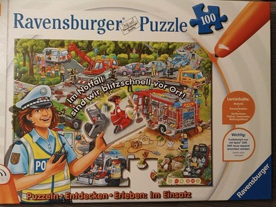 Tiptoi Puzzle ''Im Notfall sind wir blitzschnell vor Ort''  vollständig