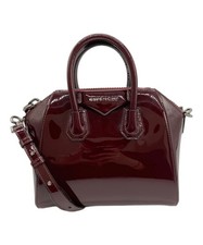 Givenchy ANTIGONA MINI BAG Purple Leather Wom...