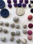 Vintage 1930’s Fabric Covered Buttons New Old Stock large lot — photo 9