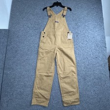Patagonia Overalls Youth Medium 10 Nest Brown Organic Cotton, Utility Workwear