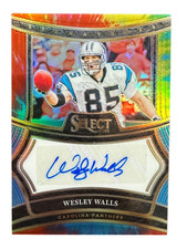 2024 Panini Select Signature Prizm Wesley Walls Auto Tie-Dye Die Cut 24/25