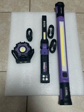 Matco Tools Rechargeable Purple Underhood Folding And Flood Light Combo Set