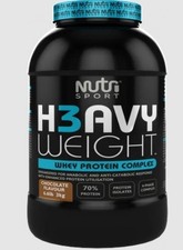 NutriSport H3avyweight Whey Chocolate - 3kg 15.90 per kilo